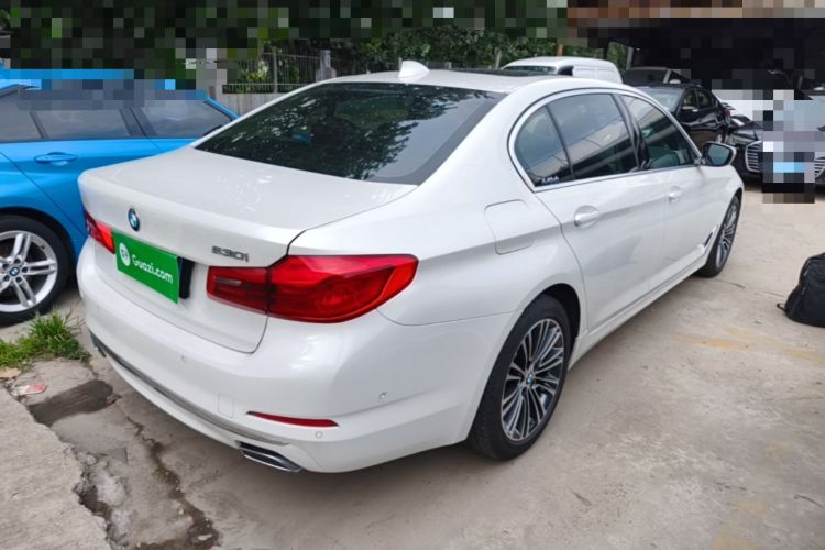 Used BMW 5 Series 2019 530Li Luxury Edition Premium Package Rear Right 45 Deg