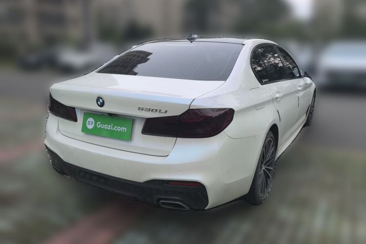 Used BMW 5 Series 2019 Facelifted 530Li Leading Edition M Sport Package Rear Right 45 Deg