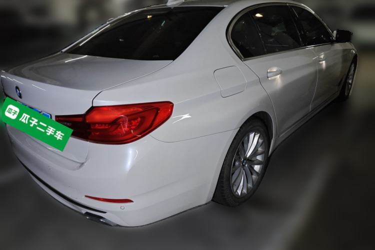 Used BMW 5 Series 2019 530Li Leading Model Luxury Package Rear Right 45 Deg