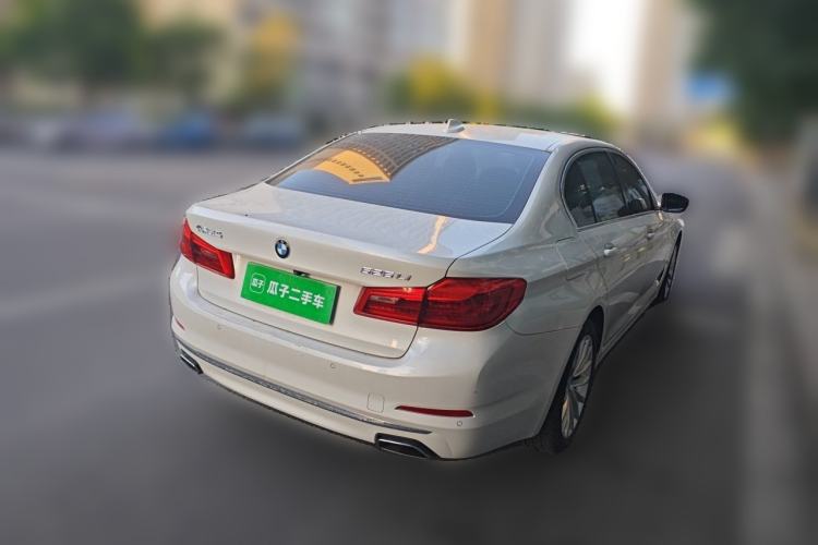 Used BMW 5 Series 2019 Facelifted 525Li Luxury Package Rear Right 45 Deg