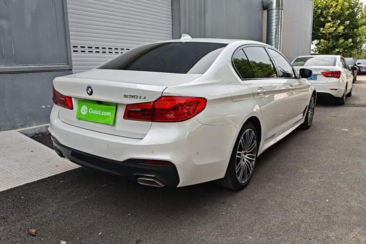 Used BMW 5 Series 2019 530Li Leading Model M Sport Package Rear Right 45 Deg