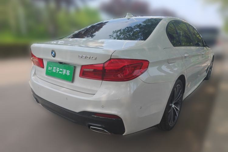 Used BMW 5 Series 2019 Facelifted 530Li Leading Edition M Sport Package Rear Right 45 Deg