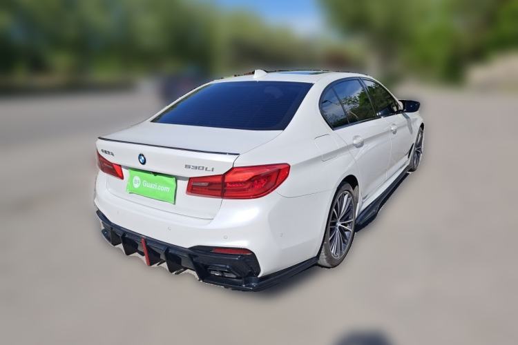 Used BMW 5 Series 2019 Restyled 530Li Luxury Edition M Sport Package Rear Right 45 Deg