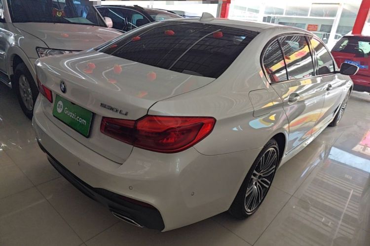 Used BMW 5 Series 2019 530Li Leading Model M Sport Package Rear Right 45 Deg