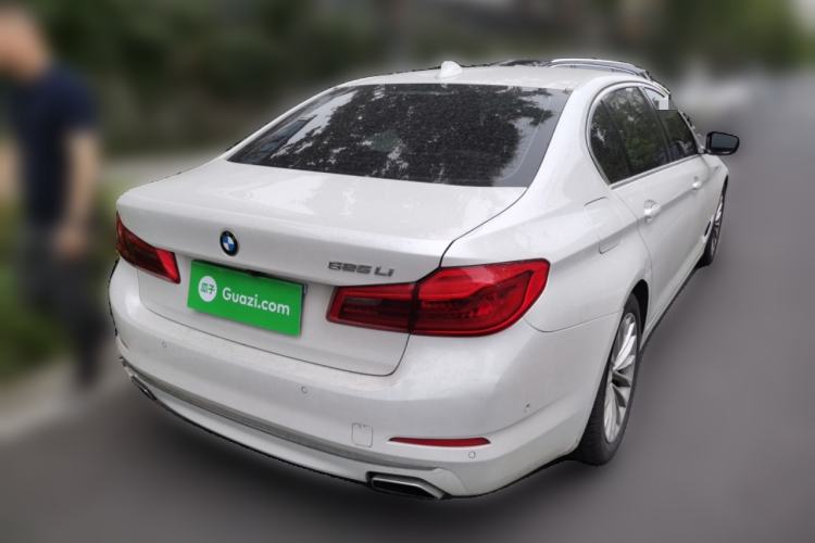 Used BMW 5 Series 2019 Facelifted 525Li Luxury Package Rear Right 45 Deg