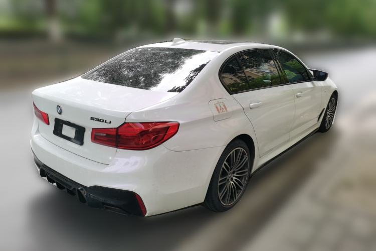 Used BMW 5 Series 2019 530Li Leading Model M Sport Package Rear Right 45 Deg