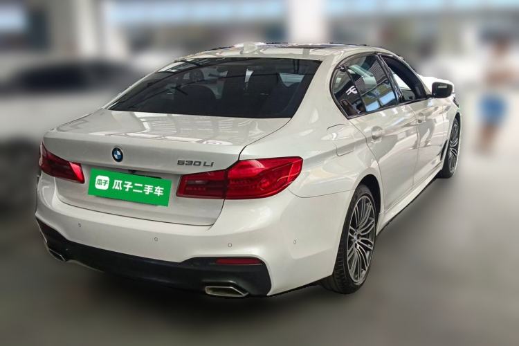 Used BMW 5 Series 2019 530Li Leading Model M Sport Package Rear Right 45 Deg