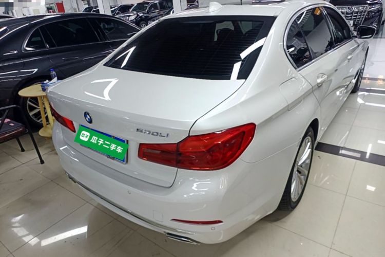 Used BMW 5 Series 2019 530Li Leading Model Luxury Package Rear Right 45 Deg