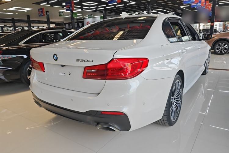 Used BMW 5 Series 2019 530Li Leading Model M Sport Package Rear Right 45 Deg