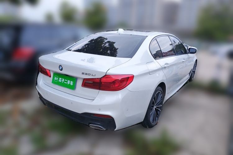 Used BMW 5 Series 2019 Restyled 530Li Luxury Edition M Sport Package Rear Right 45 Deg
