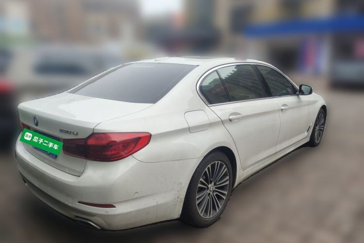 Used BMW 5 Series 2019 530Li Luxury Edition Premium Package Rear Right 45 Deg