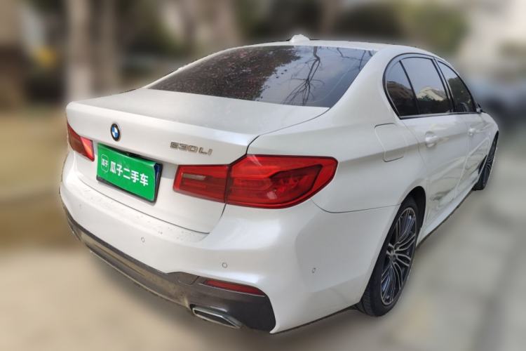 Used BMW 5 Series 2019 530Li Leading Model M Sport Package Rear Right 45 Deg