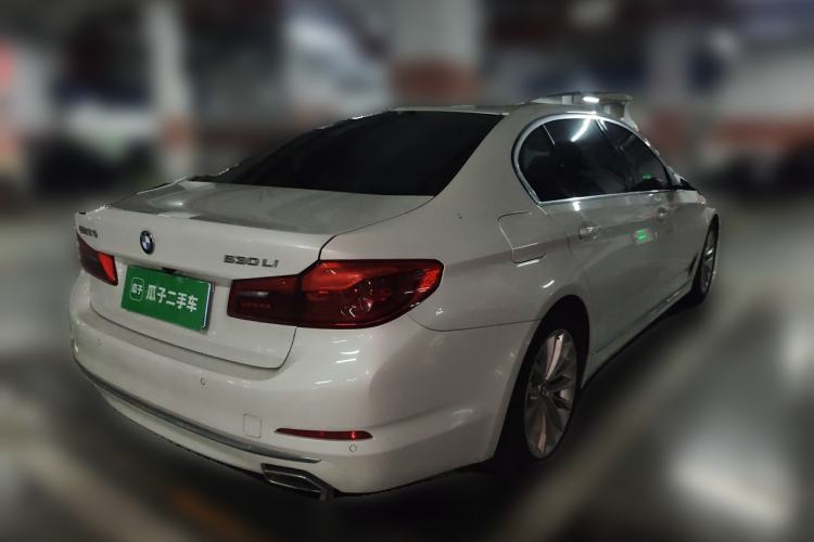 Used BMW 5 Series 2019 530Li Leading Model Luxury Package Rear Right 45 Deg