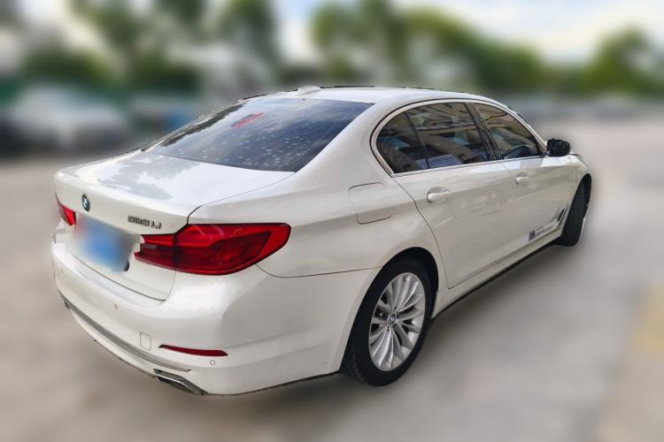 Used BMW 5 Series 2019 Facelifted 525Li Luxury Package Rear Right 45 Deg