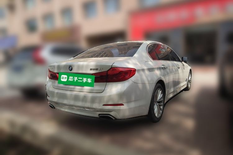 Used BMW 5 Series 2019 Facelifted 525Li Luxury Package Rear Right 45 Deg