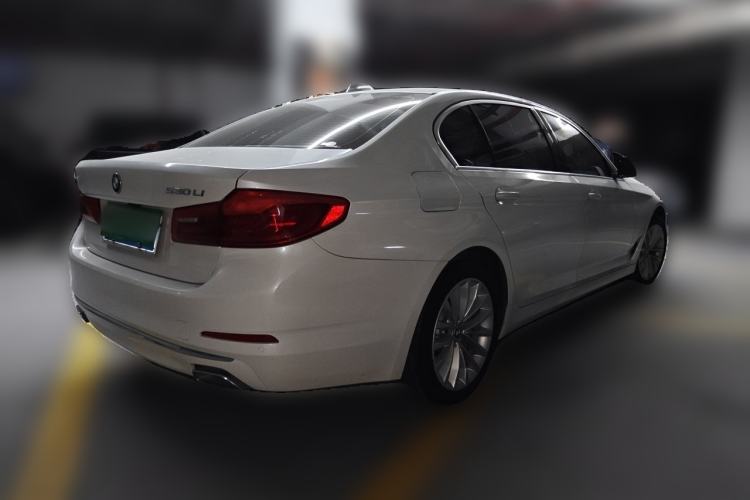 Used BMW 5 Series 2019 530Li Leading Model Luxury Package Rear Right 45 Deg