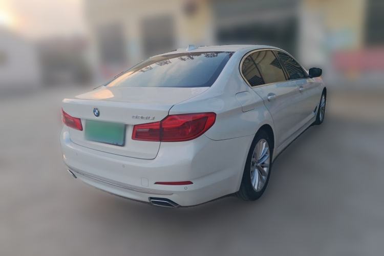 Used BMW 5 Series 2019 Facelifted 525Li Luxury Package Rear Right 45 Deg