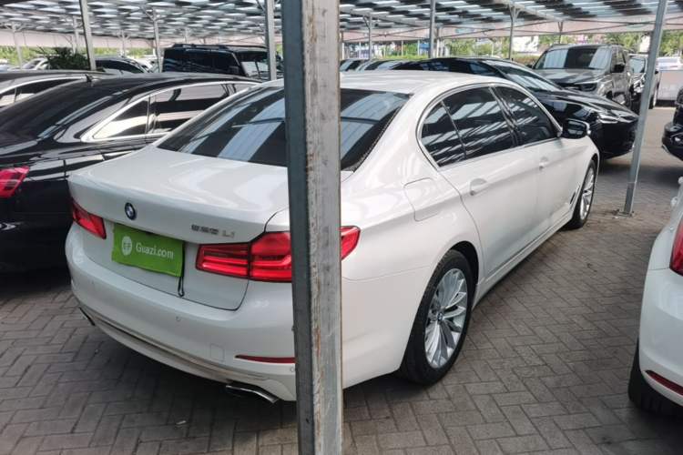 Used BMW 5 Series 2019 525Li Luxury Package Rear Right 45 Deg