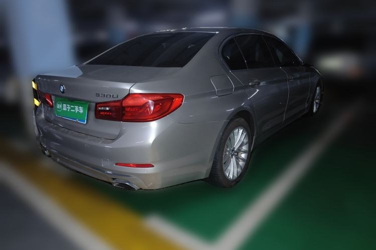 Used BMW 5 Series 2019 530Li Leading Model Luxury Package Rear Right 45 Deg