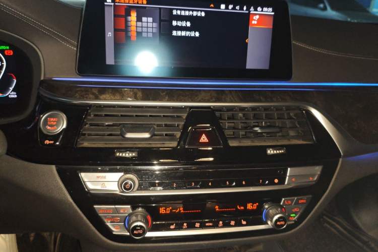 Used BMW 5 Series 2020 530Li Leading Model M Sport Package Audio And AC Panel