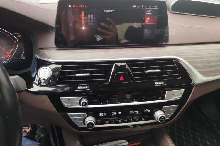 Used BMW 5 Series 2020 530Li Leading Edition Luxury Package Audio And AC Panel