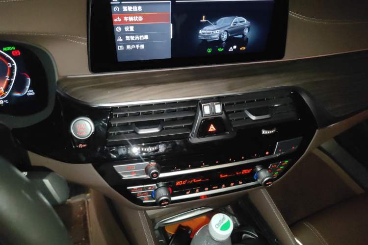 Used BMW 5 Series 2020 530Li Leading Edition Luxury Package Audio And AC Panel