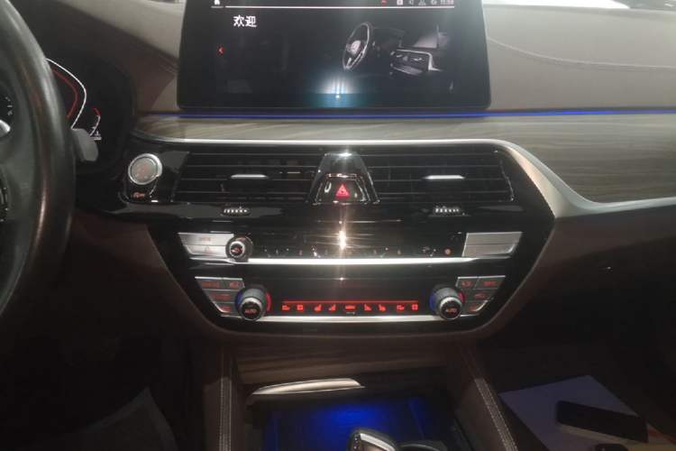 Used BMW 5 Series 2020 530Li Luxury Edition Premium Package Audio And AC Panel