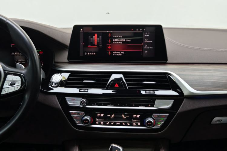 Used BMW 5 Series 2020 530Li Luxury Edition Premium Package Audio And AC Panel