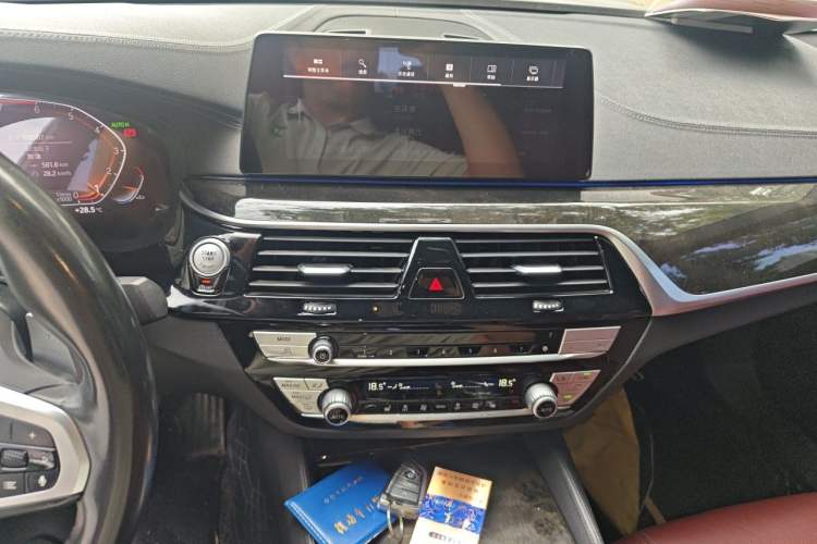 Used BMW 5 Series 2020 530Li Leading Model M Sport Package Audio And AC Panel