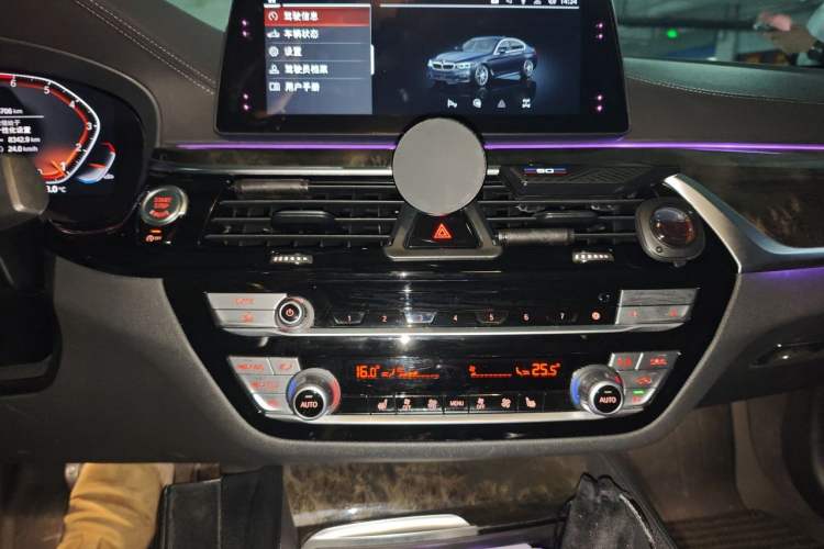 Used BMW 5 Series 2020 530Li xDrive M Sport Package Audio And AC Panel