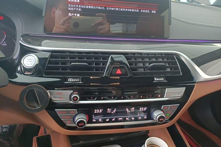 Used BMW 5 Series 2020 530Li Luxury Edition M Sport Package Audio And AC Panel
