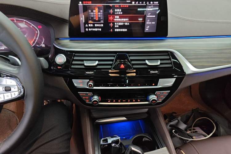 Used BMW 5 Series 2020 530Li Leading Edition Luxury Package Audio And AC Panel