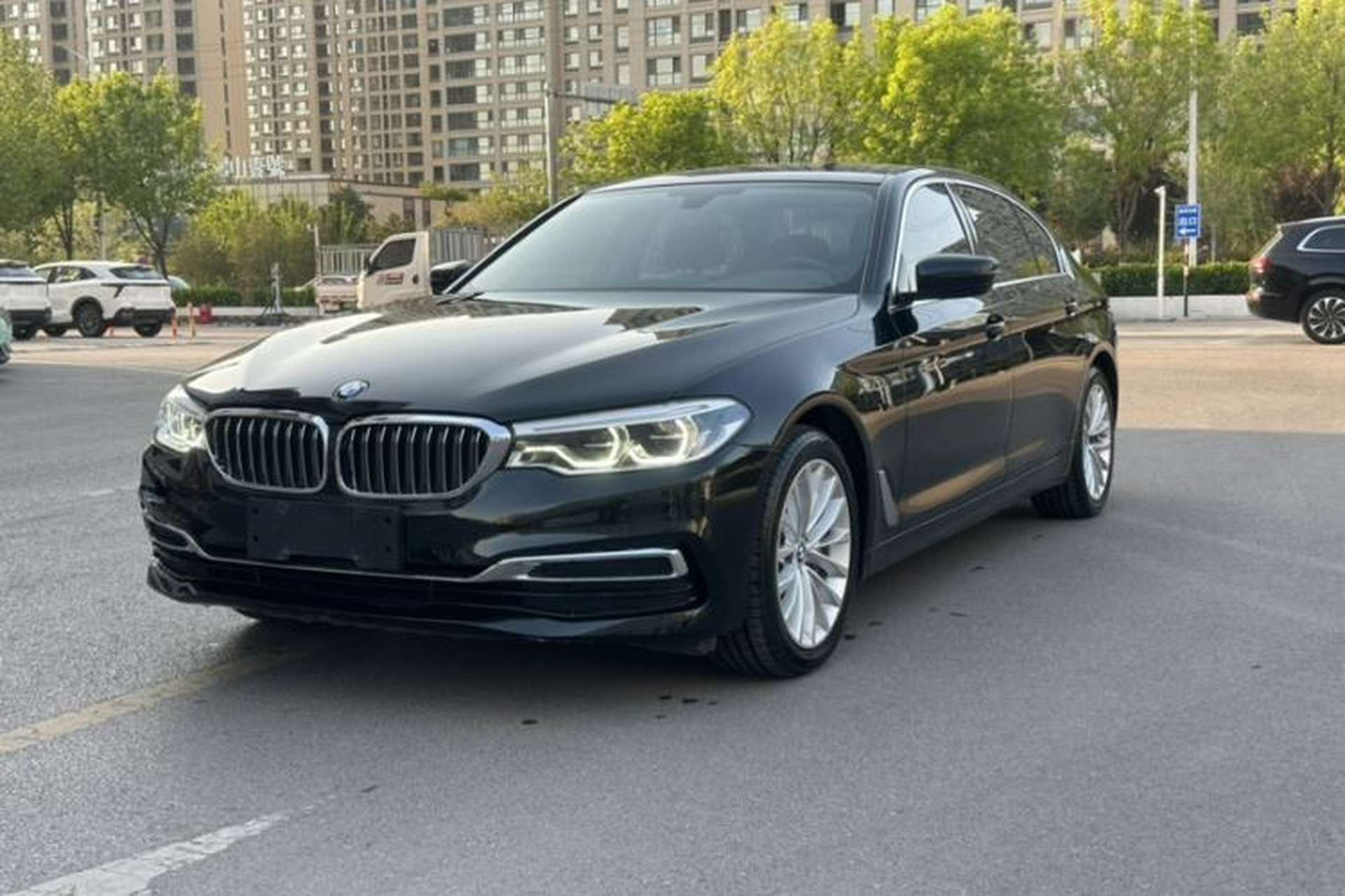Used BMW 5 Series 2020 530Li Leading Edition Luxury Package Front Left 45 Deg