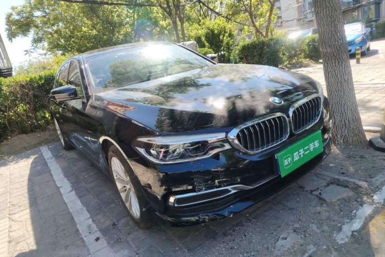 Used BMW 5 Series 2020 530Li Luxury Edition Premium Package Front Right 45 Deg