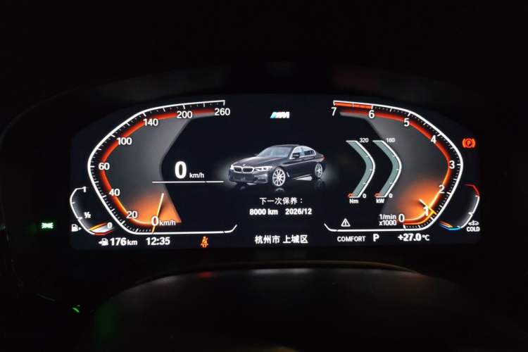 Used BMW 5 Series 2020 525i M Sport Package Instrument Cluster