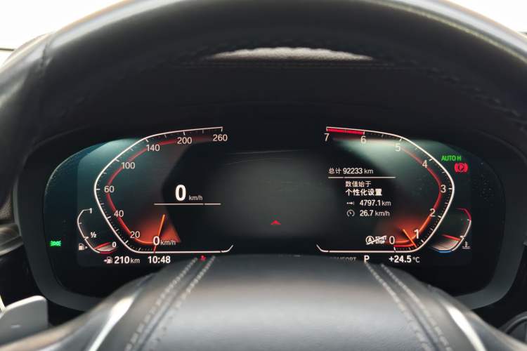 Used BMW 5 Series 2020 530Li Luxury Edition Premium Package Odometer Close Up