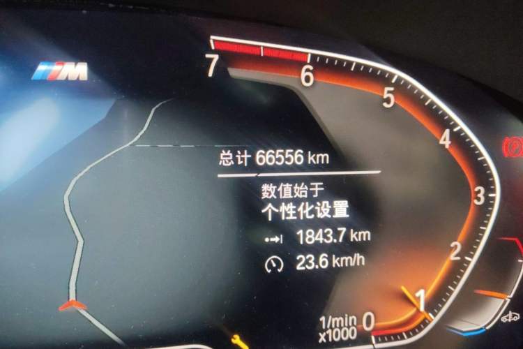 Used BMW 5 Series 2020 530Li xDrive M Sport Package Odometer Close Up