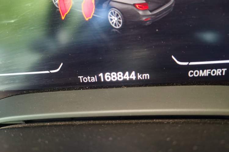 Used BMW 5 Series 2020 525Li M Sport Package Odometer Close Up