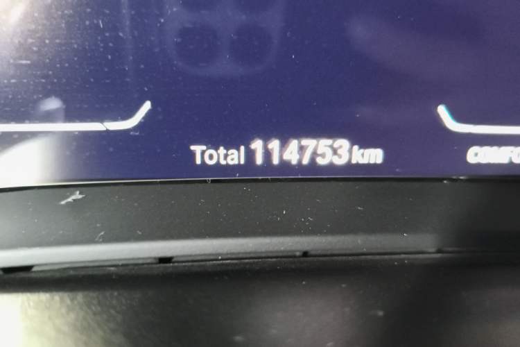 Used BMW 5 Series 2020 530Li Luxury Edition M Sport Package Odometer Close Up