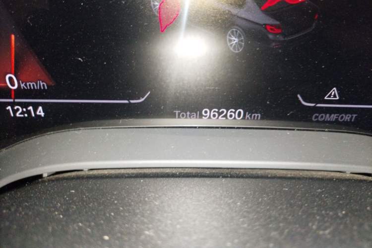 Used BMW 5 Series 2020 530Li Leading Model M Sport Package Odometer Close Up