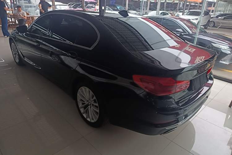 Used BMW 5 Series 2020 530Li Luxury Edition Premium Package Rear Left 45 Deg