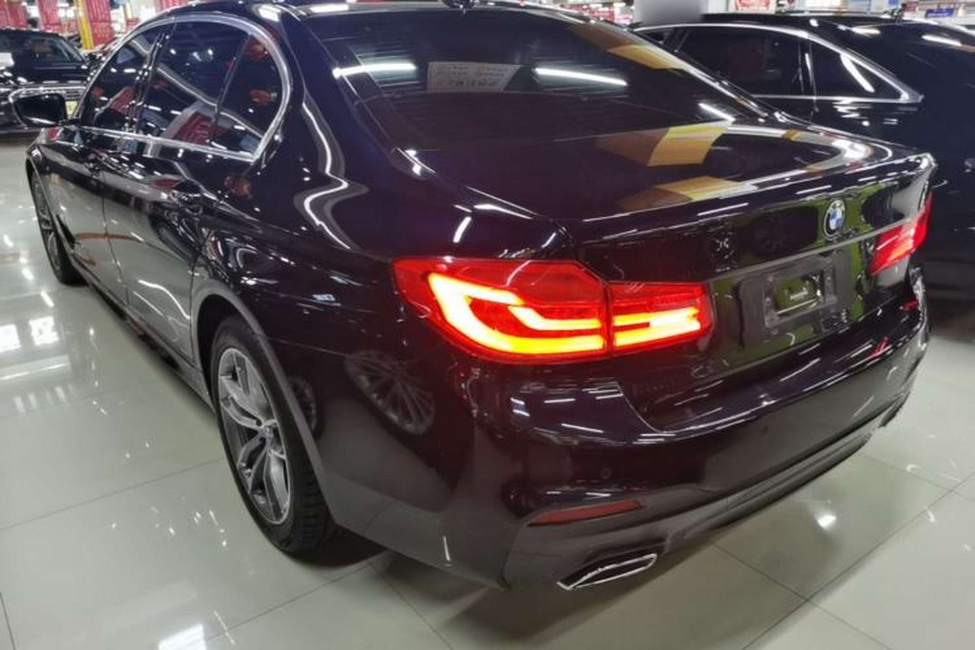Used BMW 5 Series 2020 525Li M Sport Package Rear Left 45 Deg