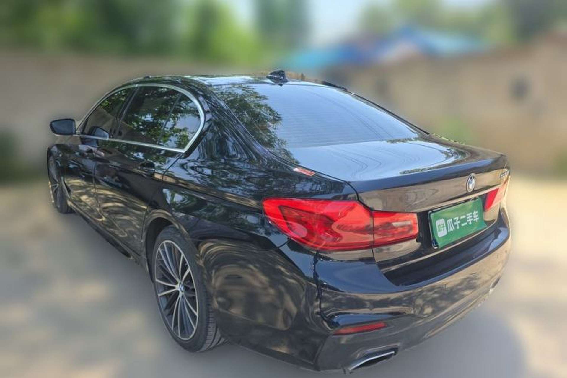 Used BMW 5 Series 2020 530Li Luxury Edition M Sport Package Rear Left 45 Deg
