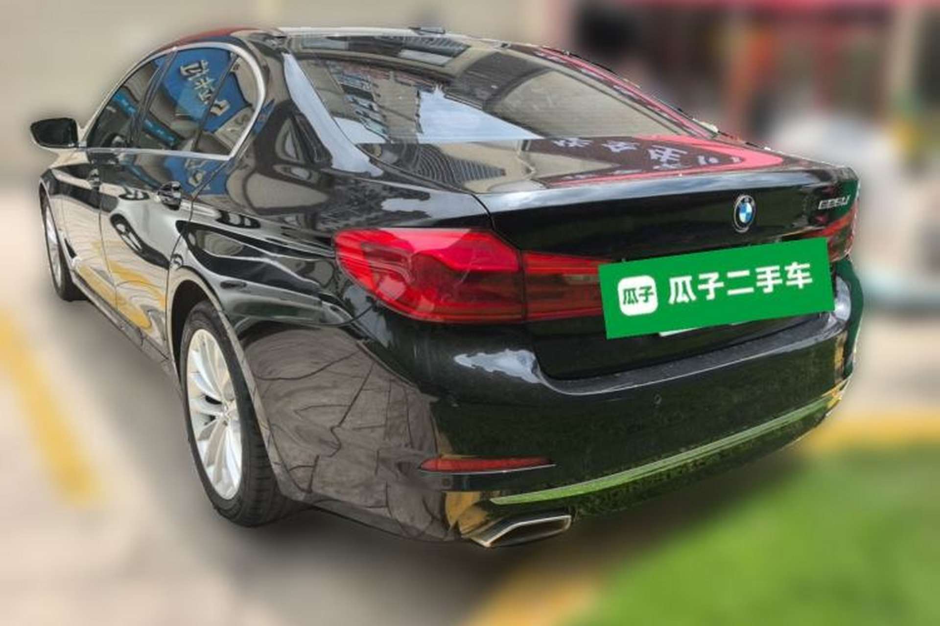 Used BMW 5 Series 2020 525Li Luxury Package Rear Left 45 Deg