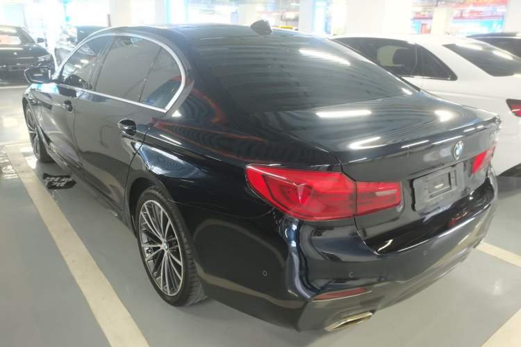 Used BMW 5 Series 2020 530Li Luxury Edition M Sport Package Rear Left 45 Deg