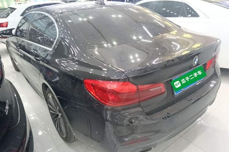 Used BMW 5 Series 2020 530Li Leading Model M Sport Package Rear Left 45 Deg
