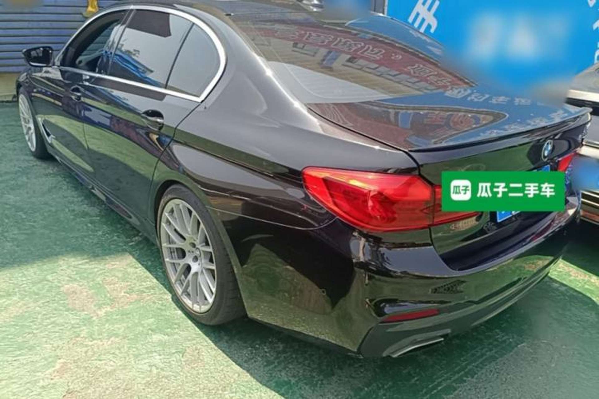 Used BMW 5 Series 2020 530Li Leading Model M Sport Package Rear Left 45 Deg