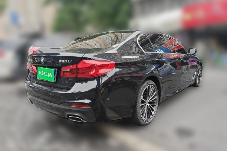 Used BMW 5 Series 2020 530Li Leading Model M Sport Package Rear Right 45 Deg