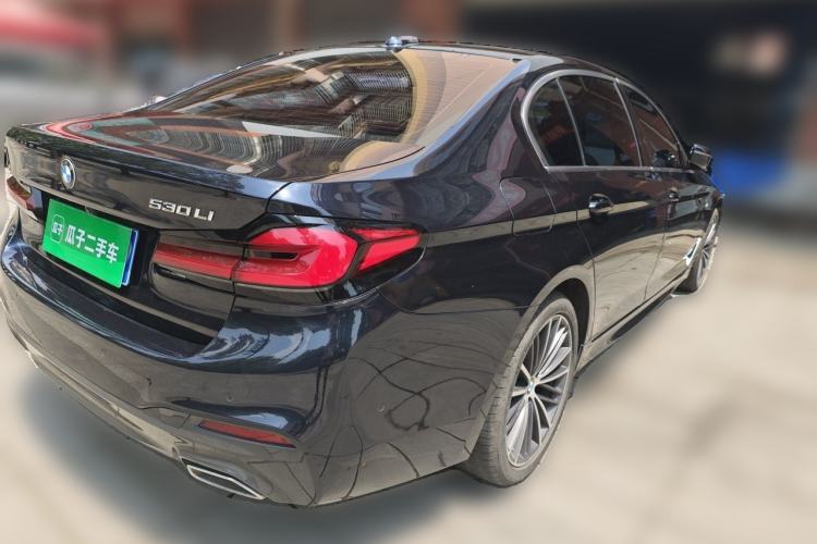 Used BMW 5 Series 2020 530Li Leading Model M Sport Package Rear Right 45 Deg