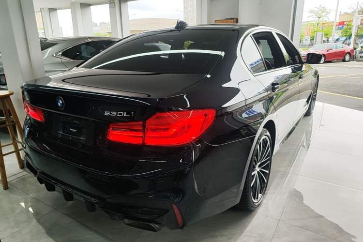 Used BMW 5 Series 2020 530Li Luxury Edition M Sport Package Rear Right 45 Deg